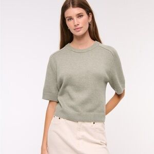 Abercrombie & Fitch Olive Knit Sweater